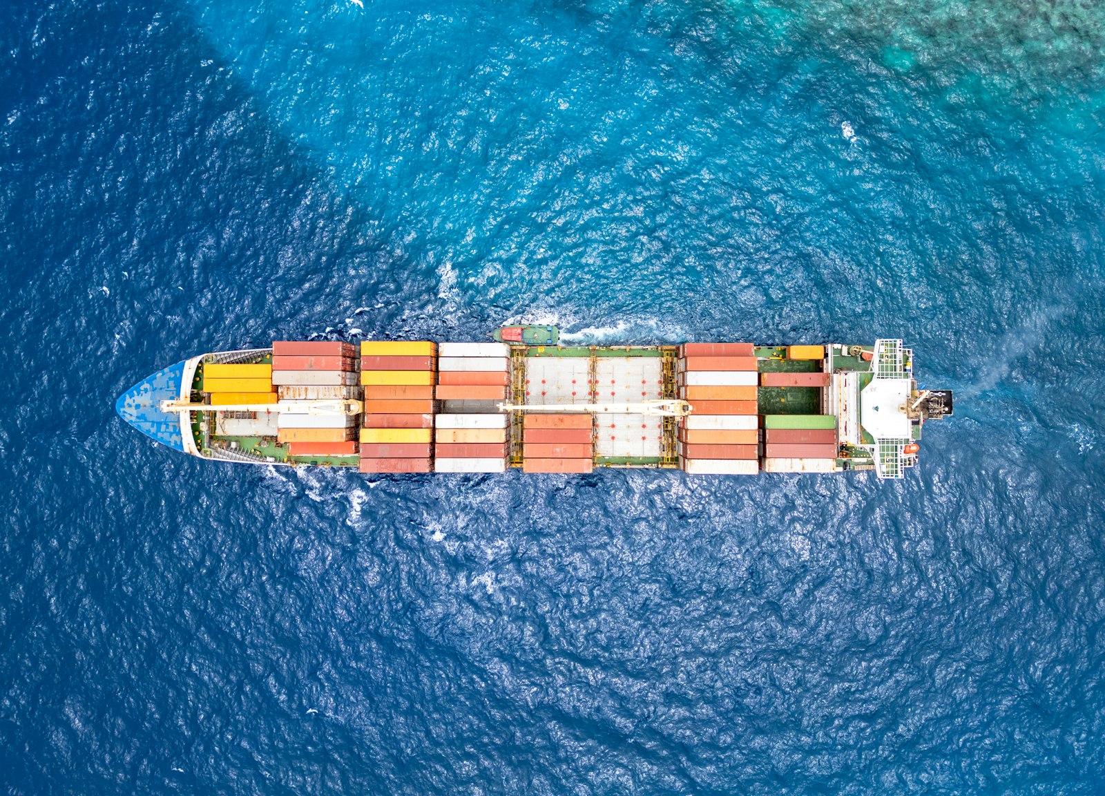 Aerial view of Willemstad harbor, Curaçao